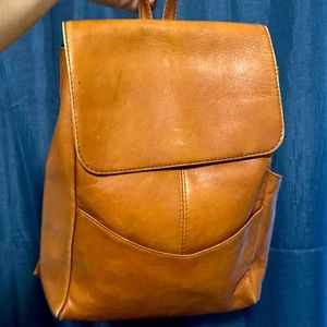 HOBO International Leather Backpack